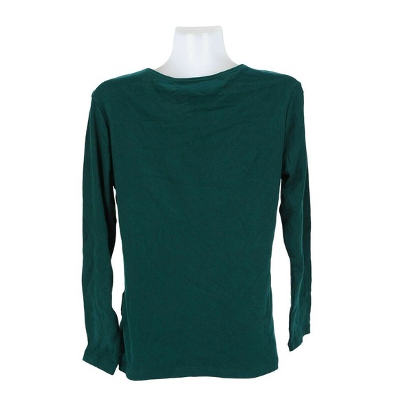 Karen Scott Long-Sleeve Top Spruce Night XL - Picture 5 of 5